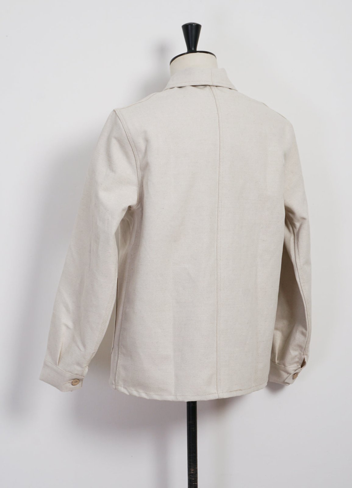 LE LABOUREUR - WORK JACKET | Linen/Cotton Blend | Flax Nature - HANSEN Garments