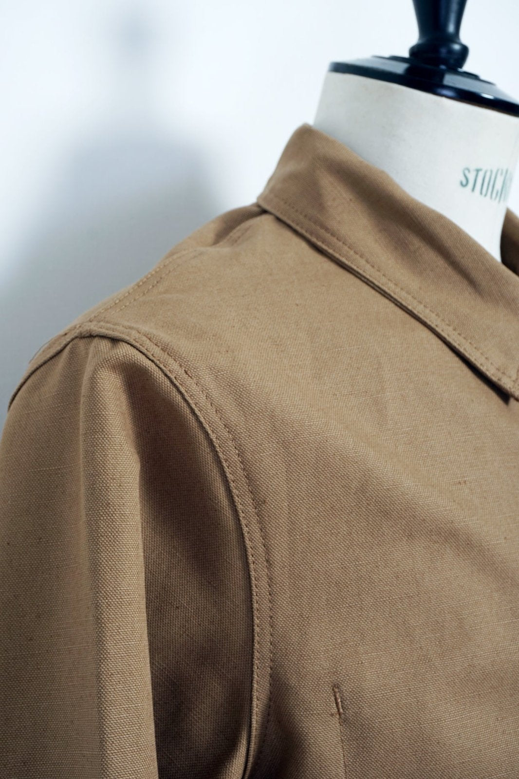 LE LABOUREUR - WORK JACKET | Linen/Cotton Blend | Light Brown - HANSEN Garments