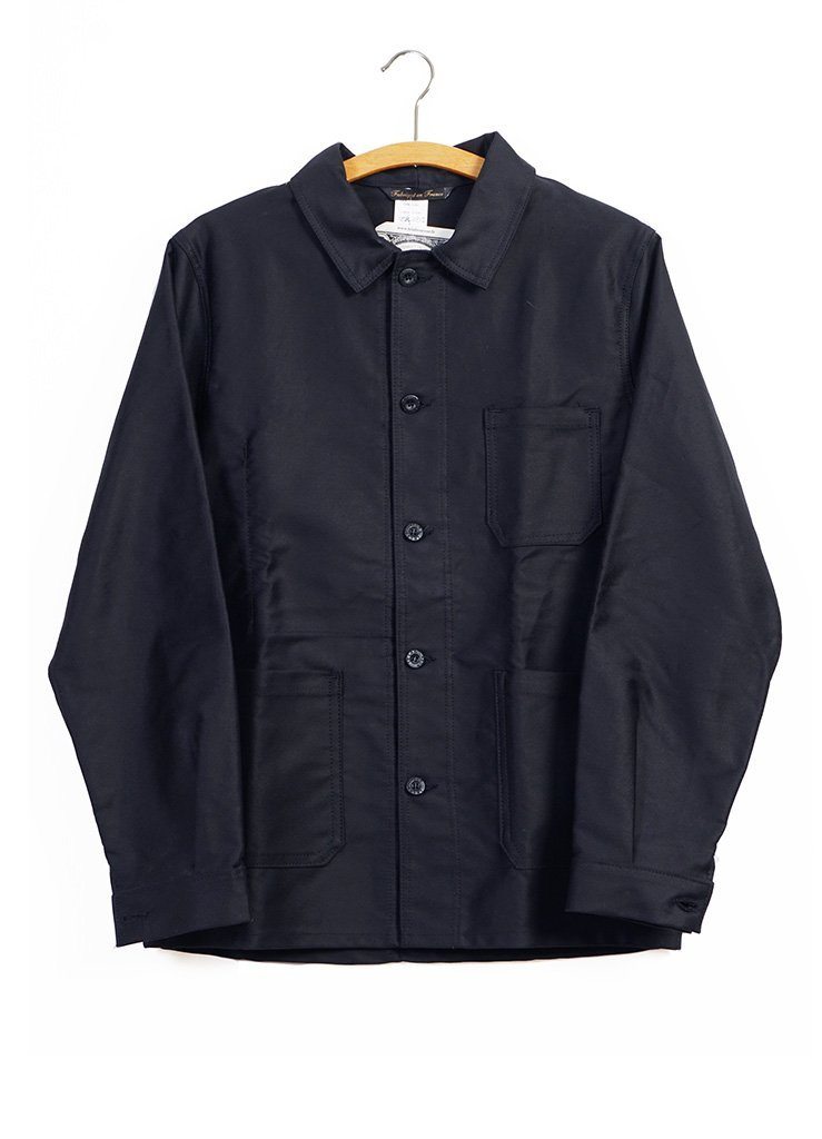 WORK JACKET | Moleskin | Black | €185 -LE LABOUREUR- HANSEN Garments