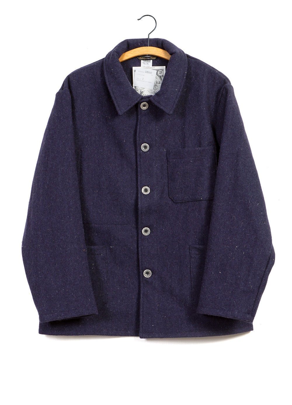 WORK JACKET | Wool | Blue | €225 -LE LABOUREUR- HANSEN Garments