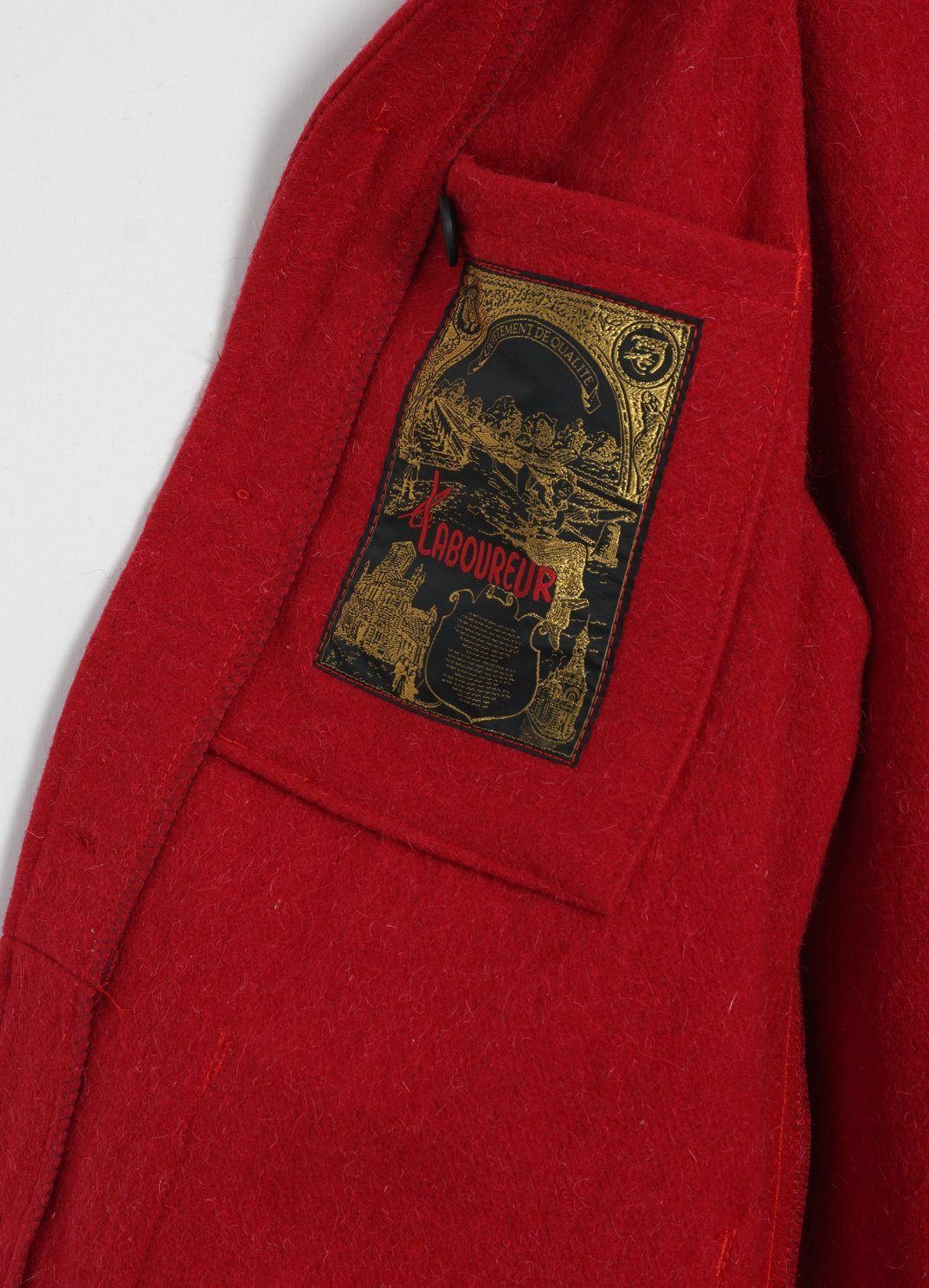 LE LABOUREUR - WORK JACKET | Wool | Red - HANSEN Garments
