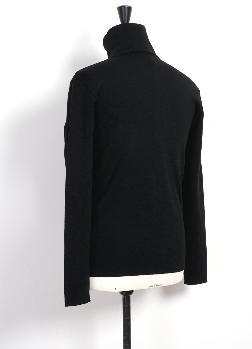 G.R.P - ZIP JACKET | Merino Wool Zip Jacket | Black - HANSEN Garments