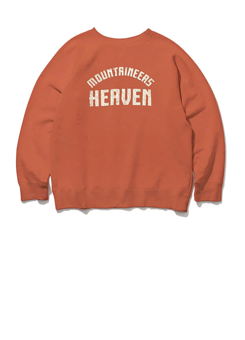 MOUNTAINEERS HEAVEN | Damaged Crewneck Sweatshirt | Carrot