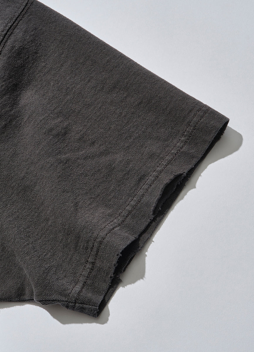 FULLY TECH | Distressed Mountaineers T-shirt | Black