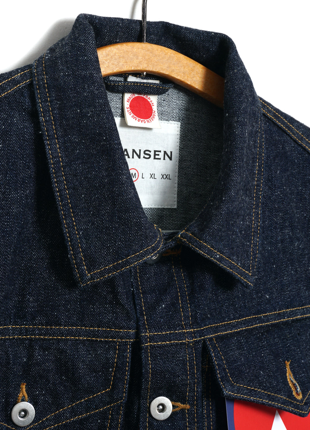 GENE 100-10-20-4 | 13oz Neppy Denim Jacket | Real Indigo