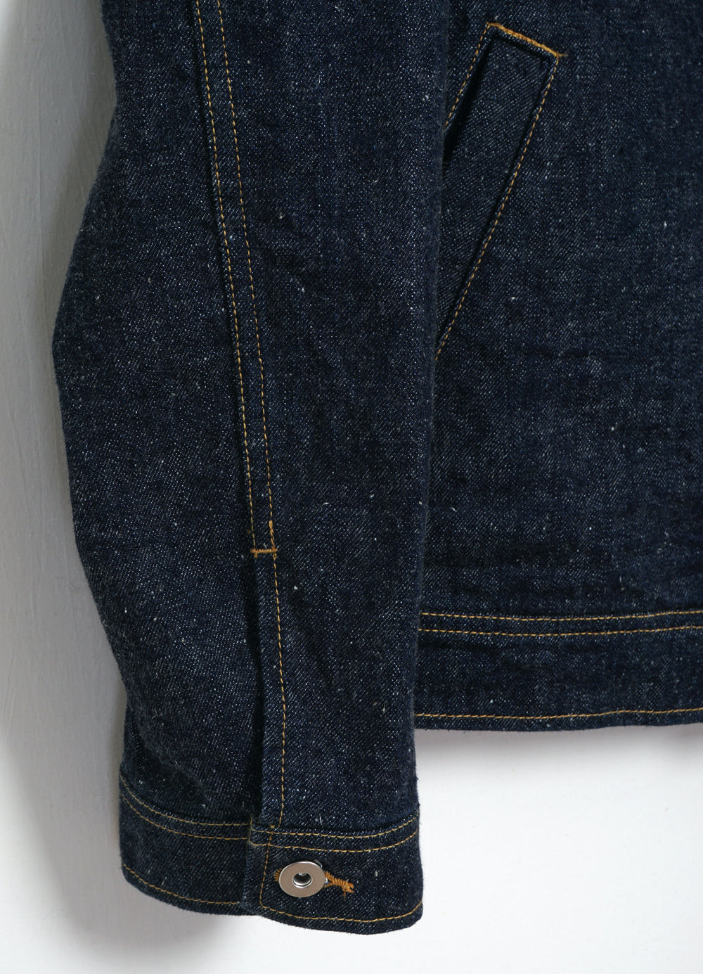 GENE 100-10-20-4 | 13oz Neppy Denim Jacket | Real Indigo