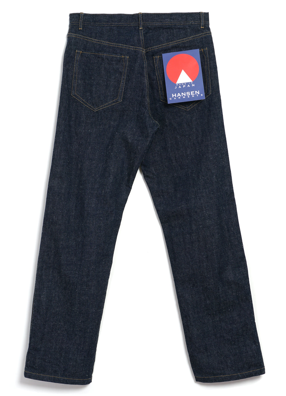 DEAN 100-14-20-4 | 13oz Neppy Denim Straight Cut Jeans | Real Indigo
