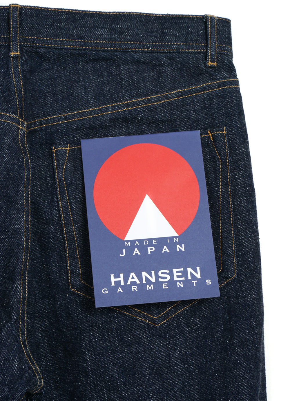 DEAN 100-14-20-4 | 13oz Neppy Denim Straight Cut Jeans | Real Indigo