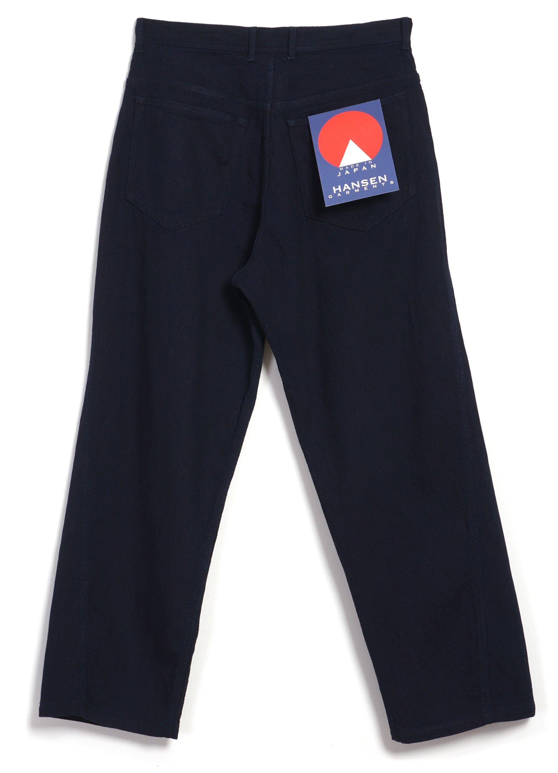 ROBBY 102-12-27-4 | Wide Cut Trousers | Dobby Indigo
