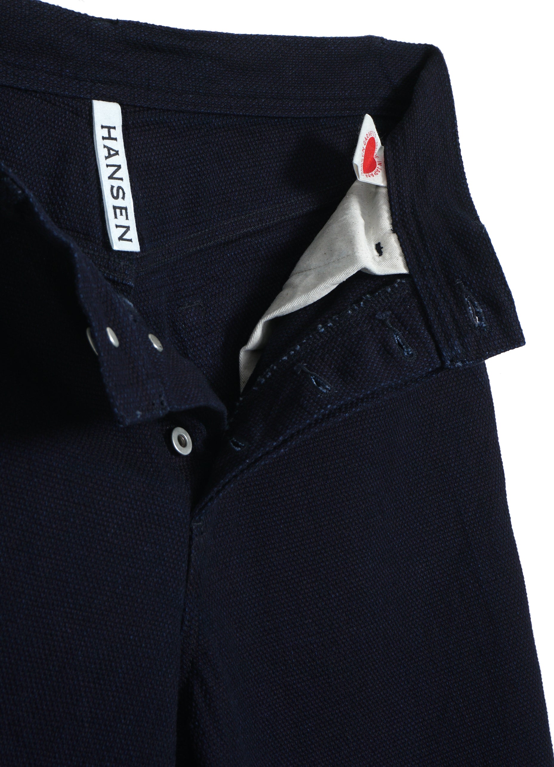 DEAN 102-14-27-4 | Straight Cut Trousers | Dobby Indigo