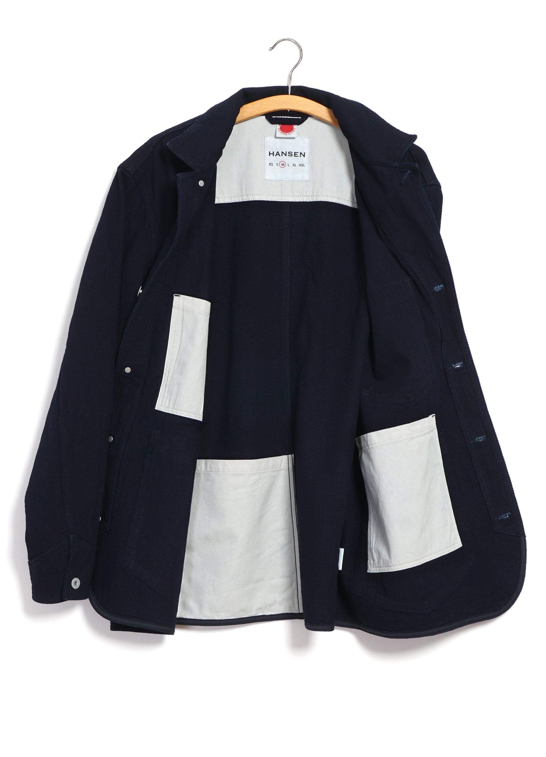 GARY 102-16-27-4 | Chore Jacket | Dobby Indigo