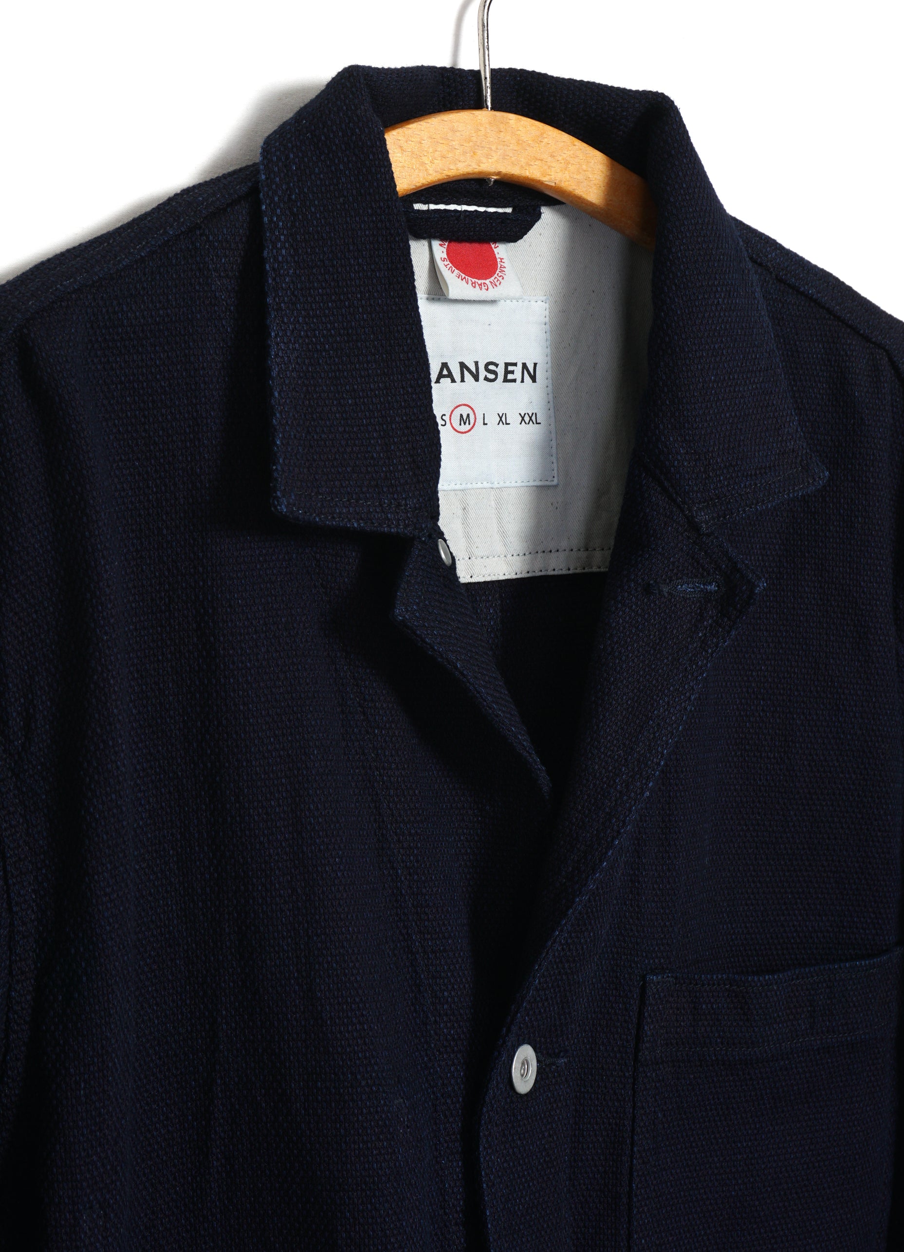 GARY 102-16-27-4 | Chore Jacket | Dobby Indigo