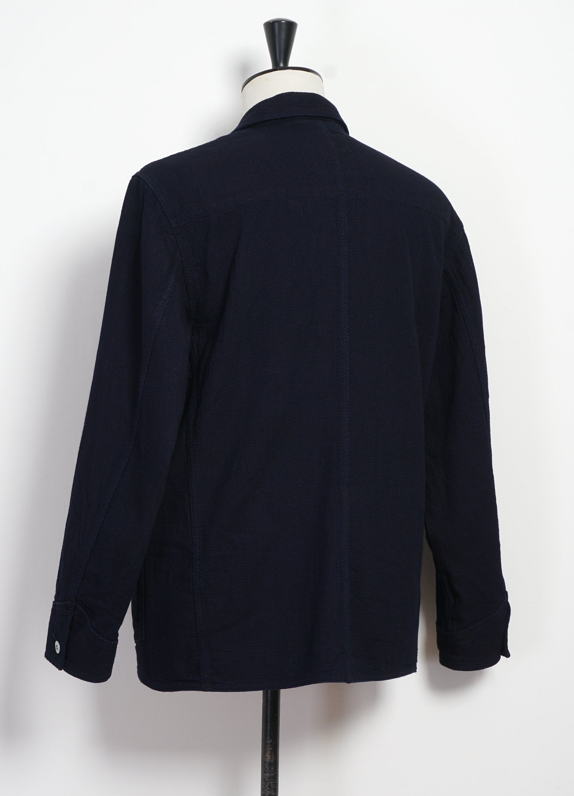 GARY 102-16-27-4 | Chore Jacket | Dobby Indigo