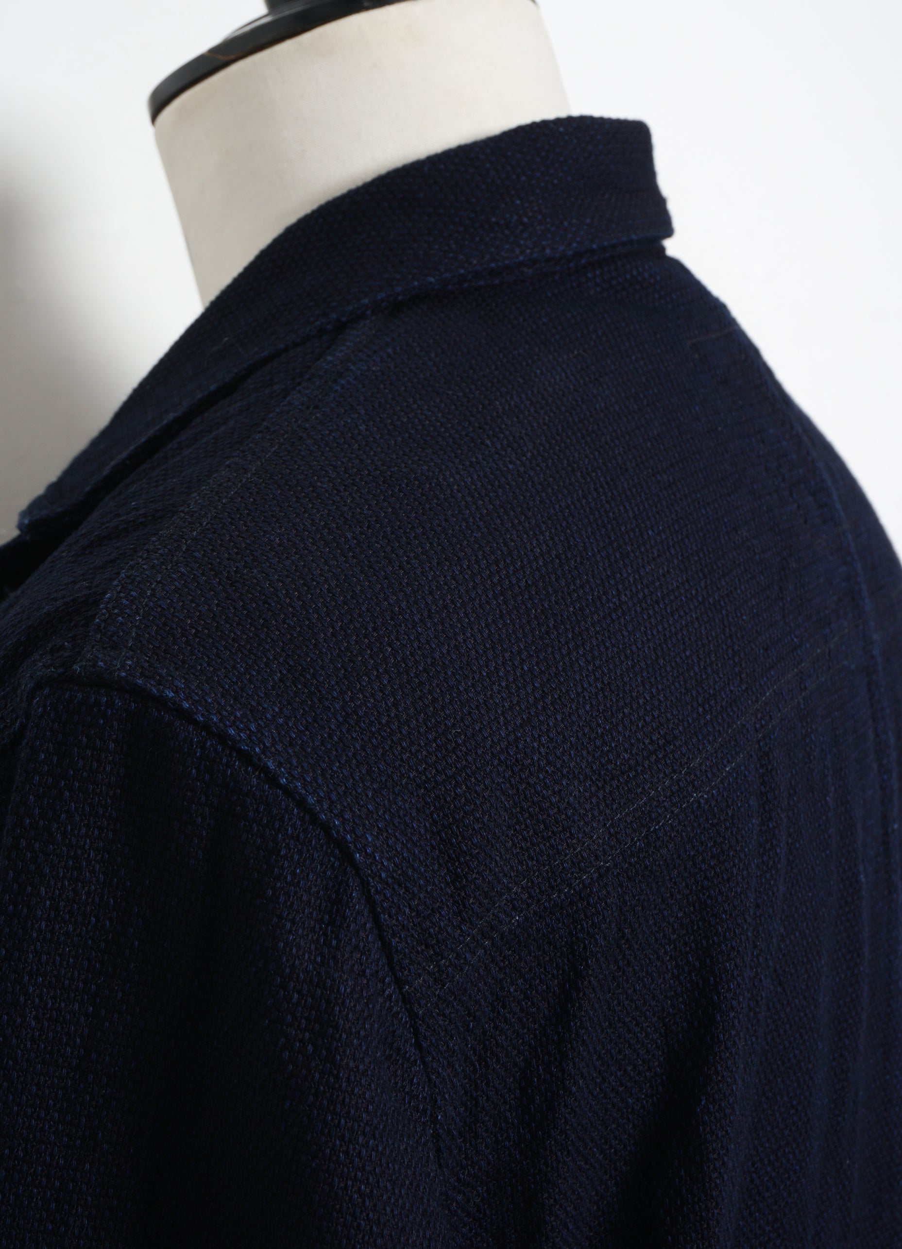GARY 102-16-27-4 | Chore Jacket | Dobby Indigo