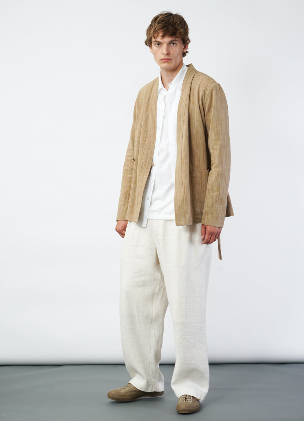 FOLKE 29-61-9 | Eastern Style Blazer | Sepia