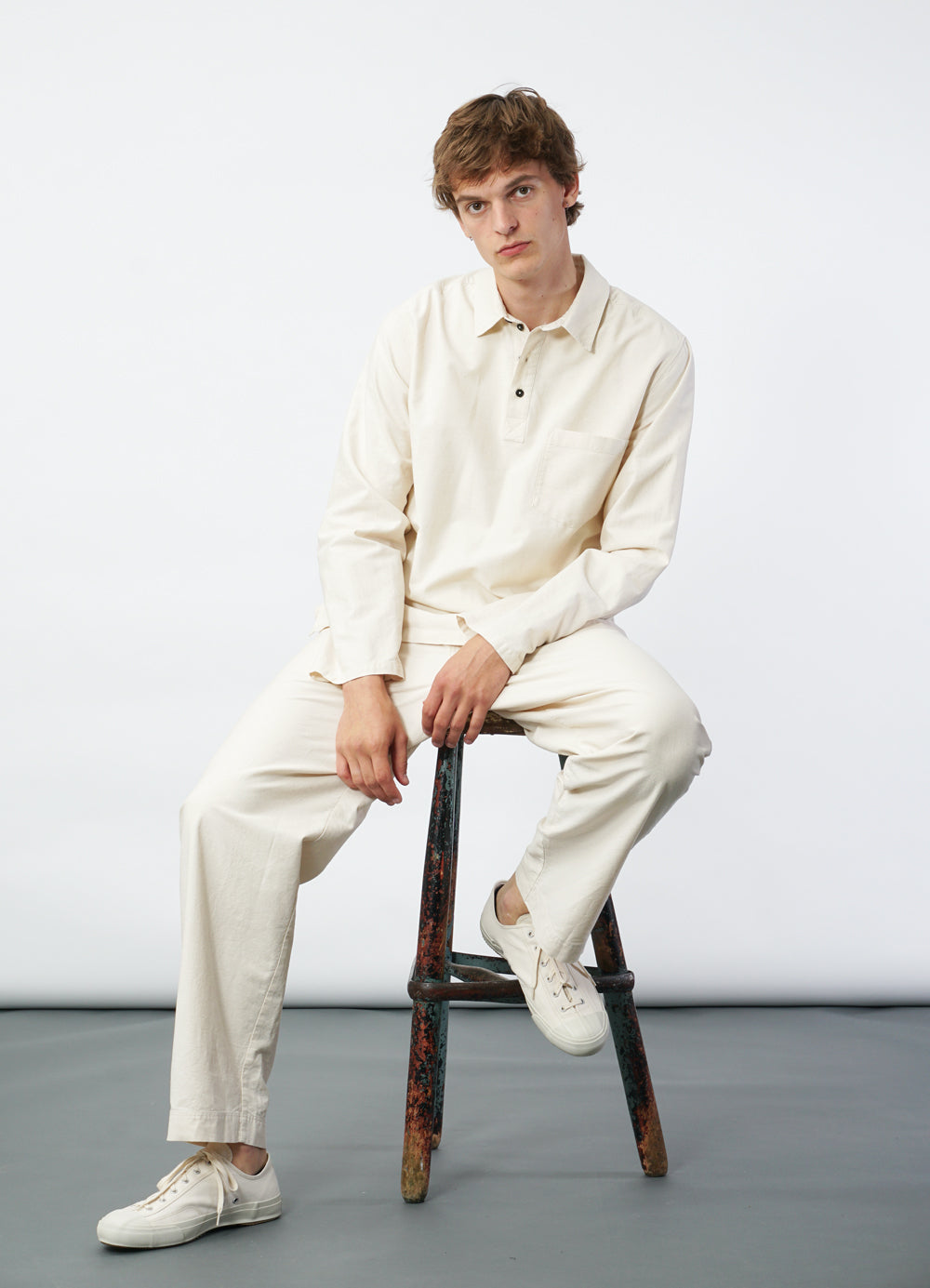 JACK 29-12-1 | Casual Drawstring Pants | Off White