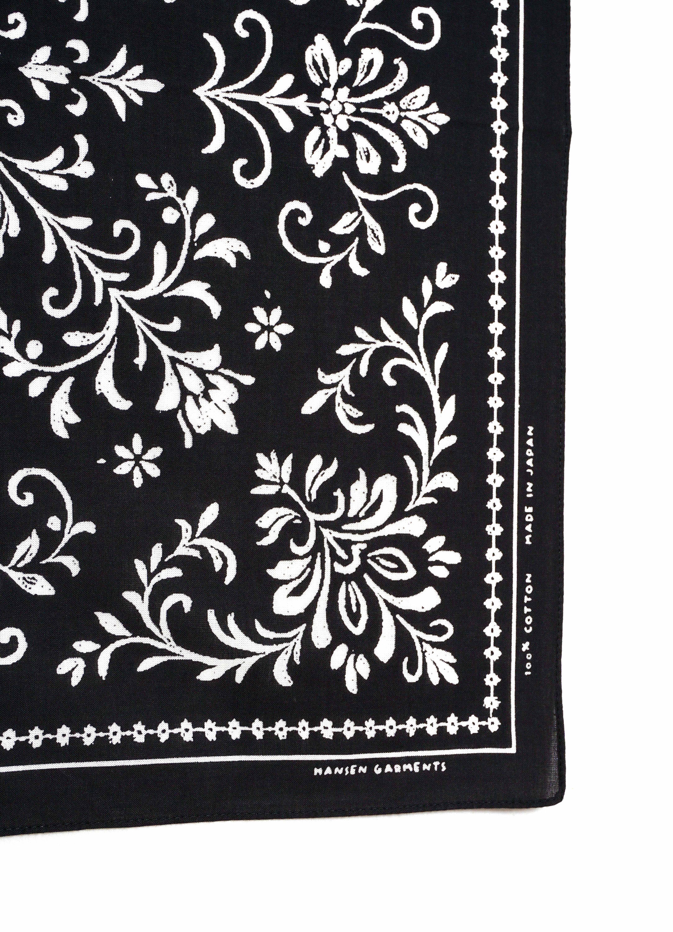 BUNAD 160-50-2 | Screen Print Bandana | Black