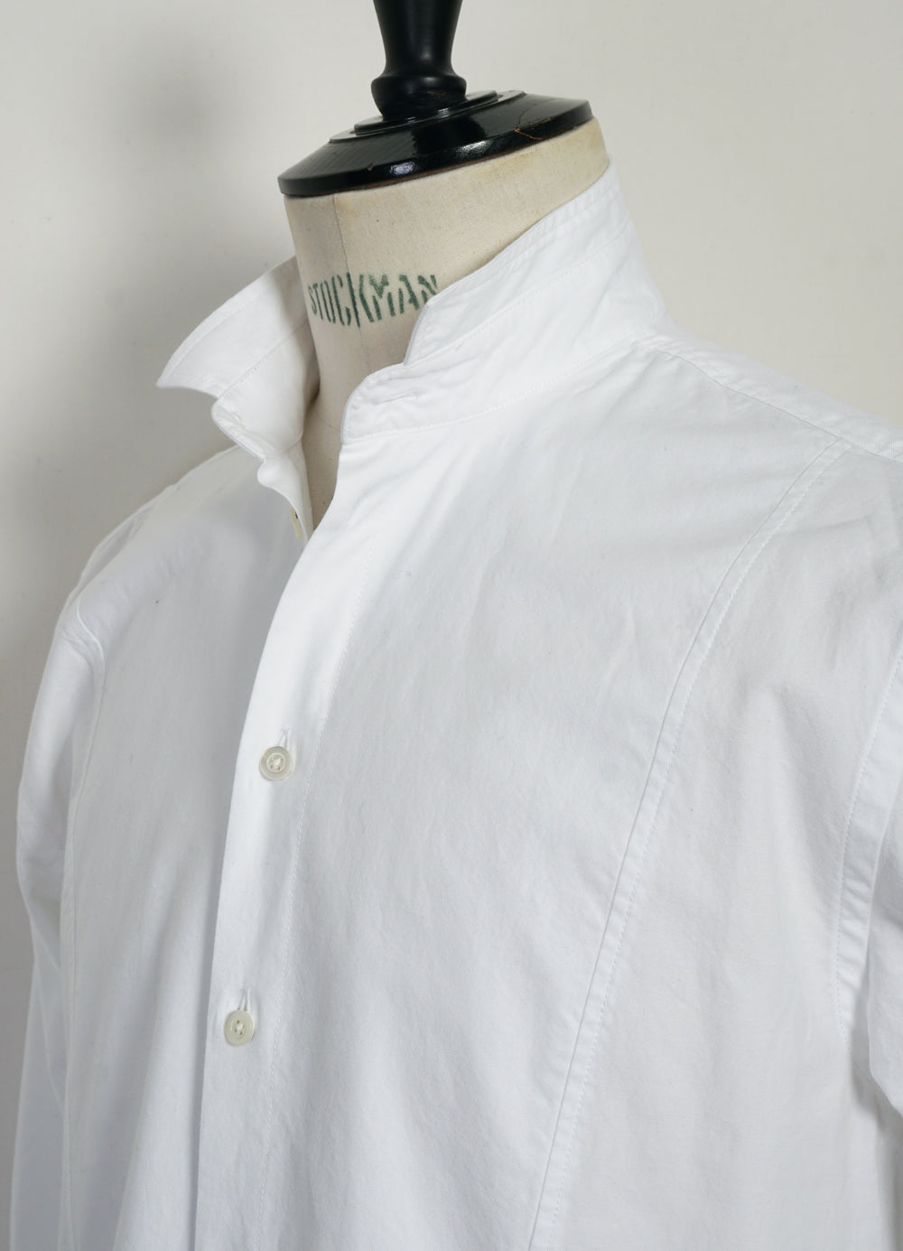 VALDEMAR | Casual Tuxedo Shirt With Bib | White