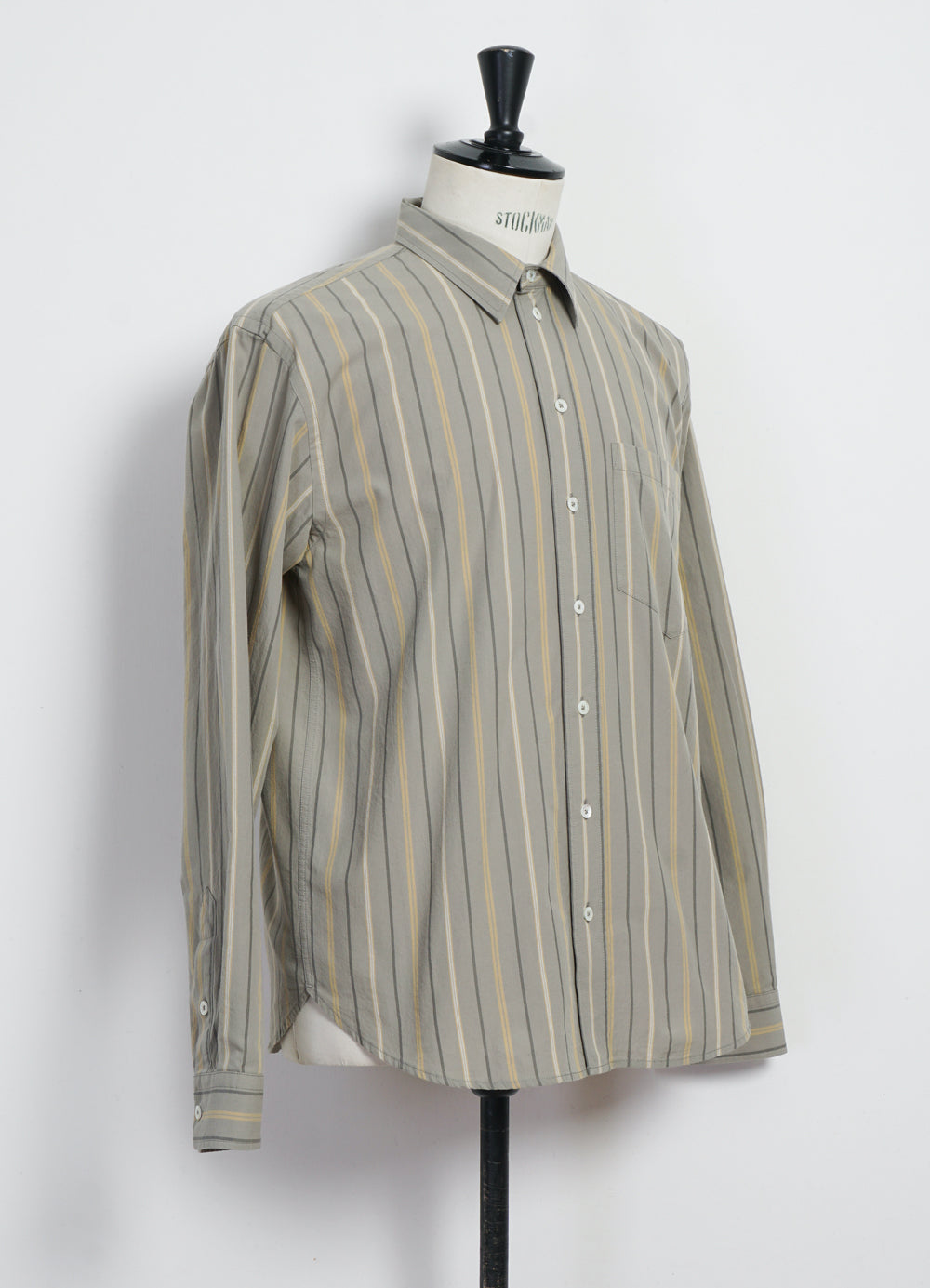 RAYMOND | Relaxed Classic Shirt | Khaki Stripes