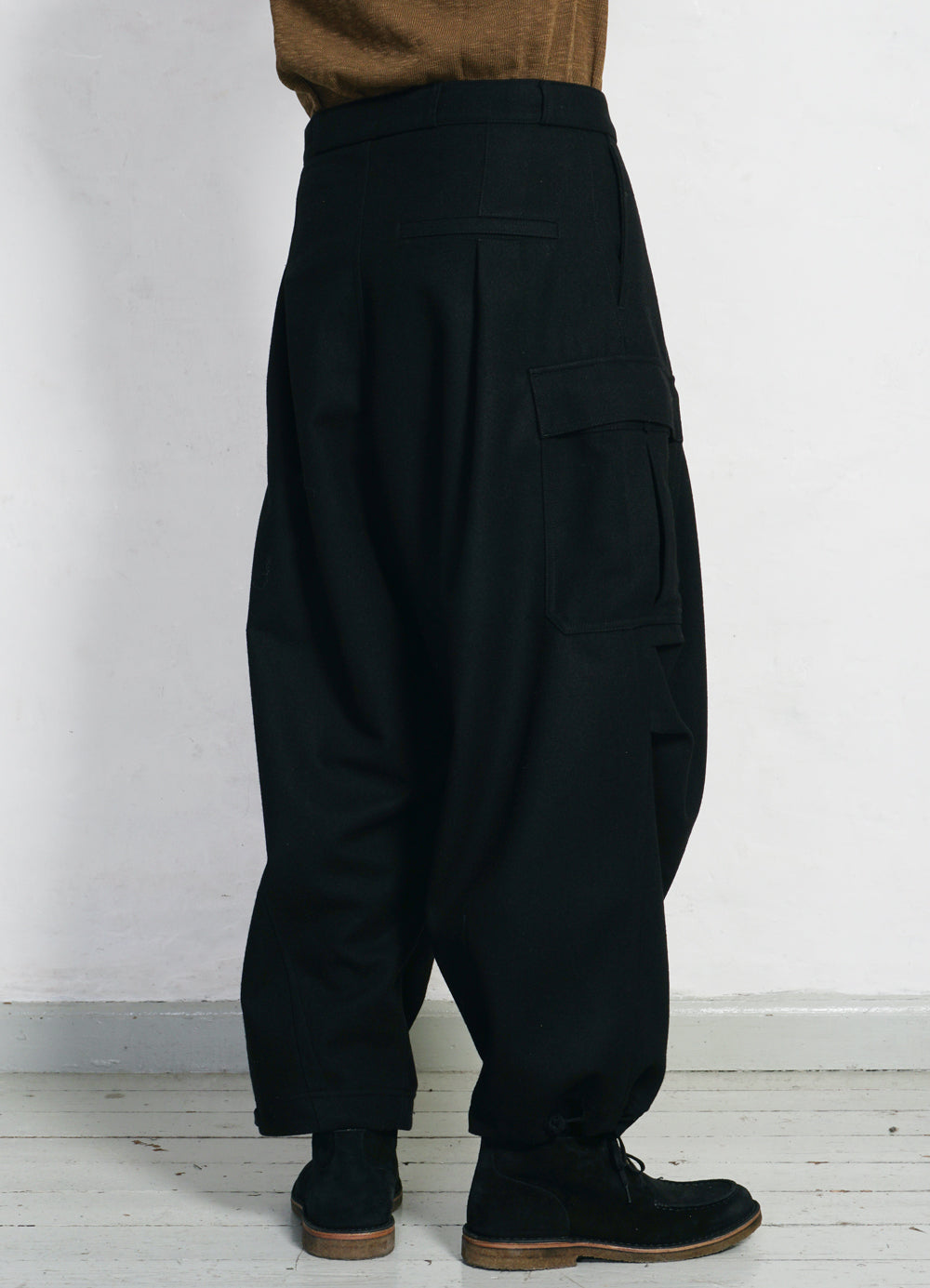 BENNY | Super Wide Balloon Trousers | Black
