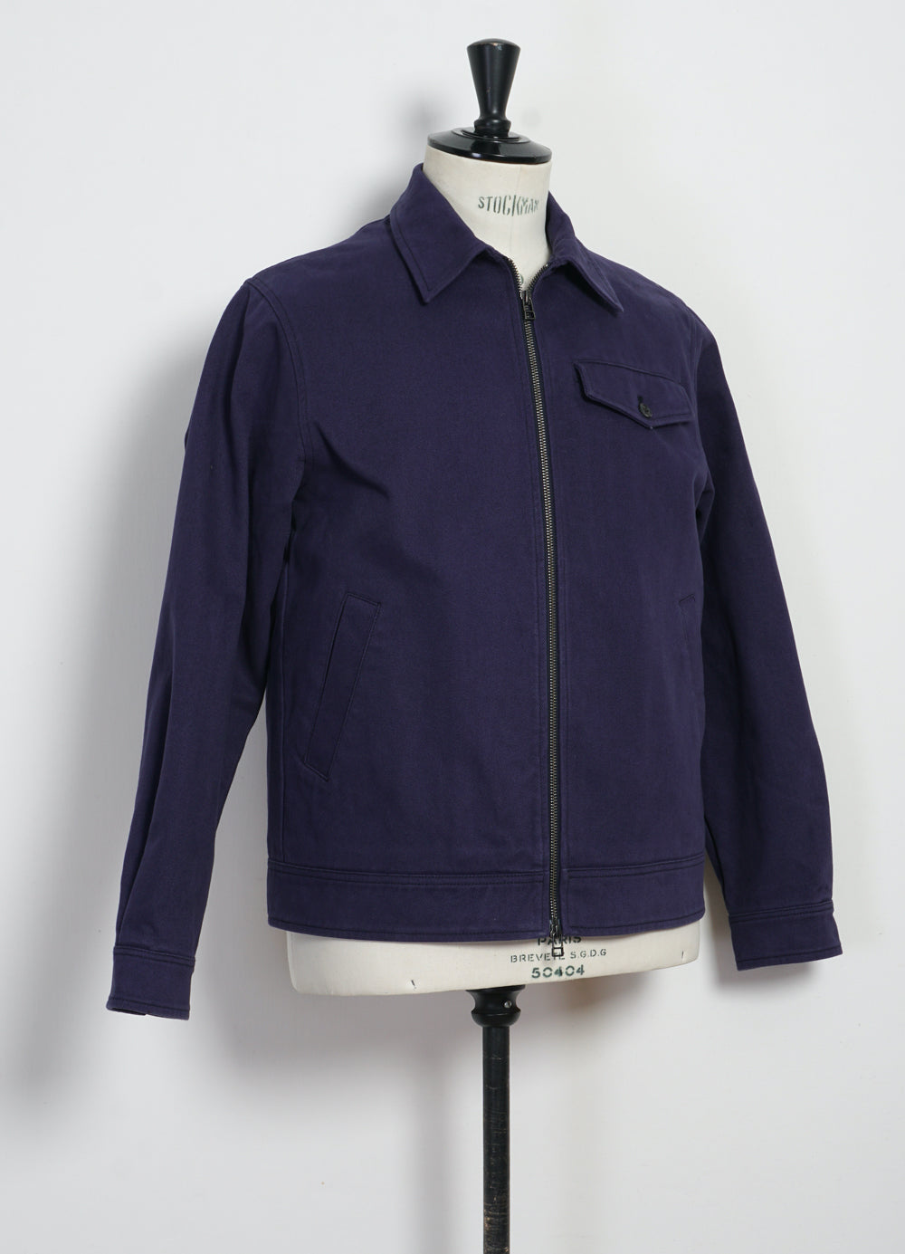 JARLE | Casual Zipper Jacket | French Blue