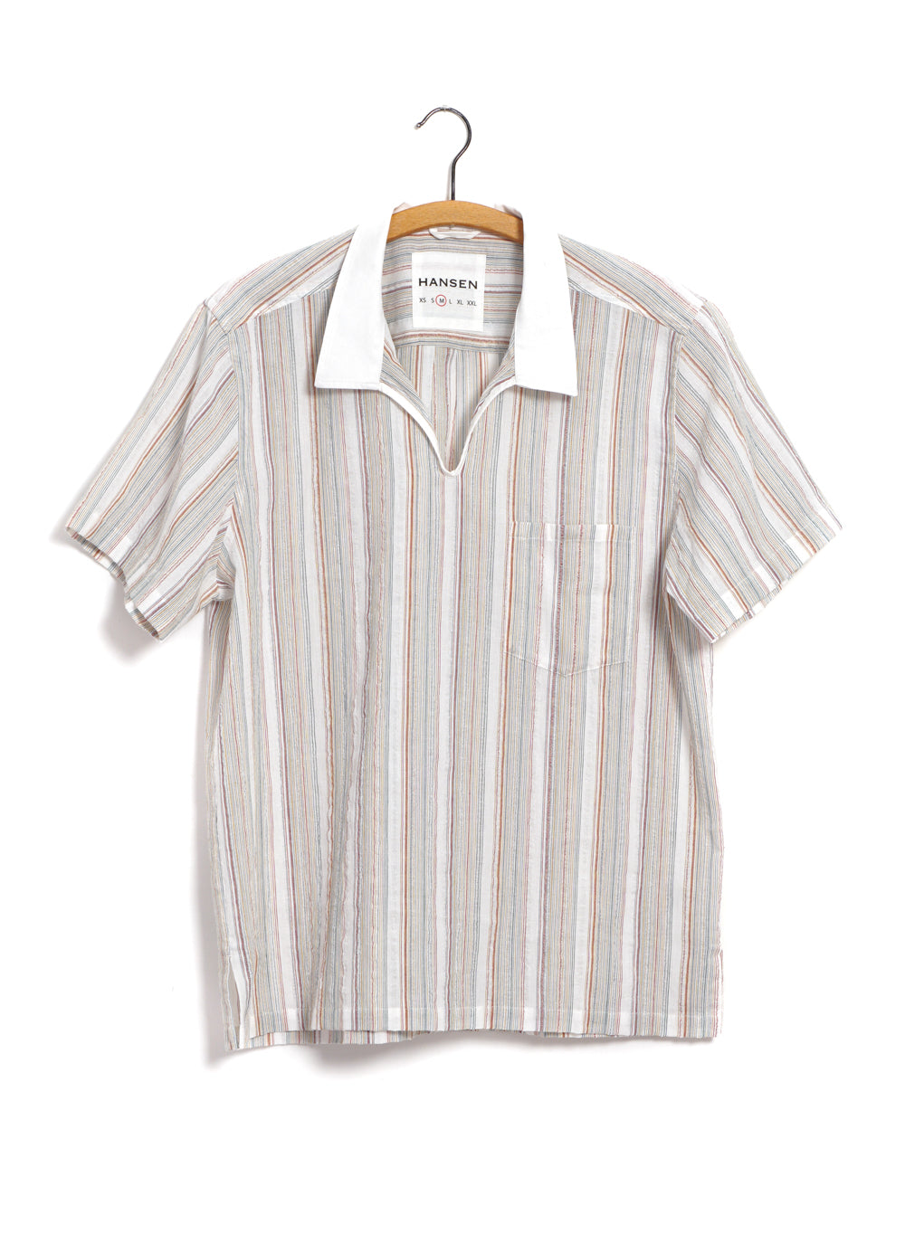 PHILIP | Short Sleeve Pull-On Shirt | Vanilla