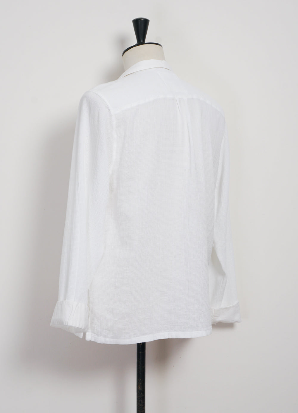 MARIUS | Casual Gauze Pull-on Shirt | White