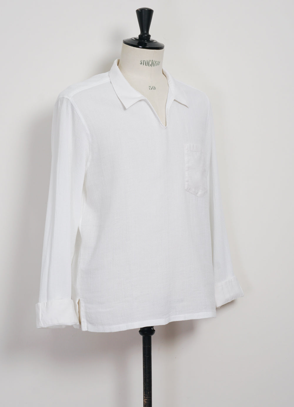 MARIUS | Casual Pull-on Shirt | White