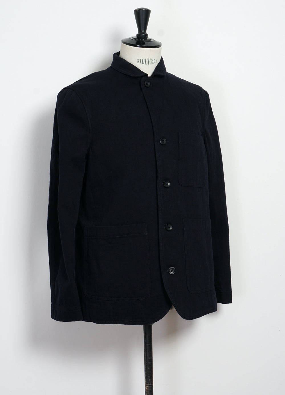 JOSEF | Refined Workwear Jacket | Black Slub