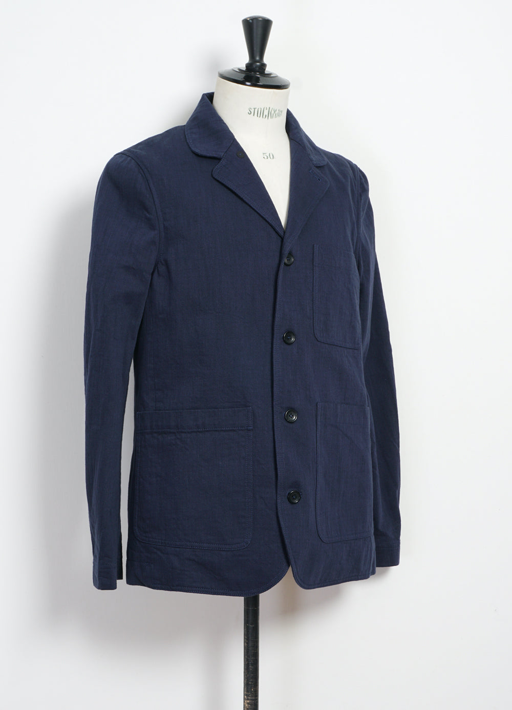 JOSEF | Refined Workwear Jacket | Navy Slub