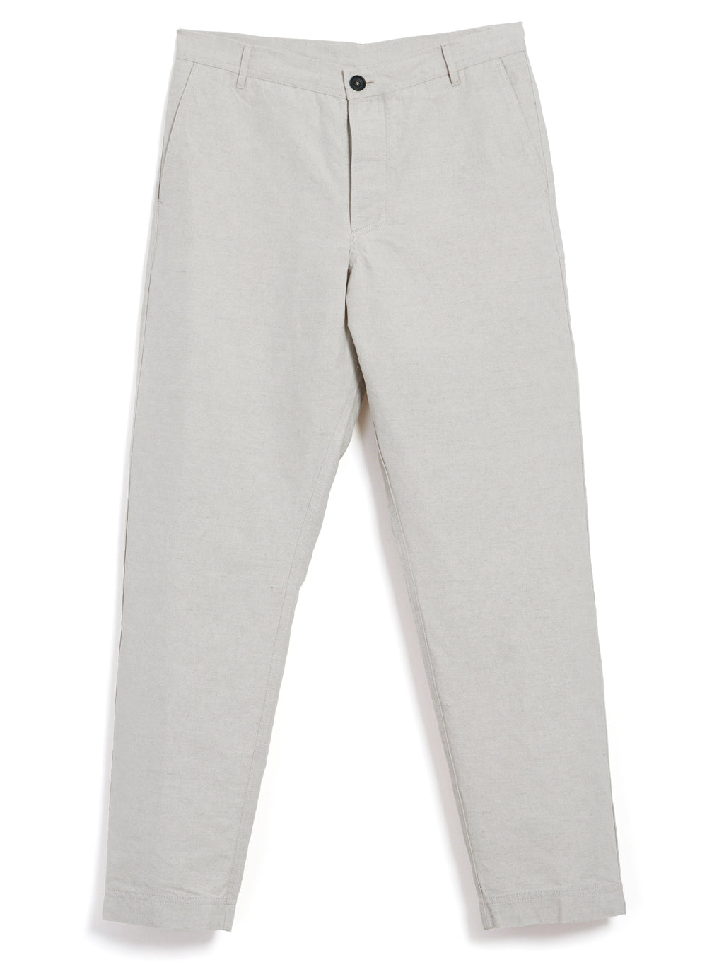 KEN | Wide Cut Trousers | Natural Flax