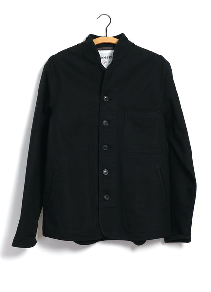 ERLING 27-90-2 | Refined Work Jacket | Black Canvas – HANSEN Garments