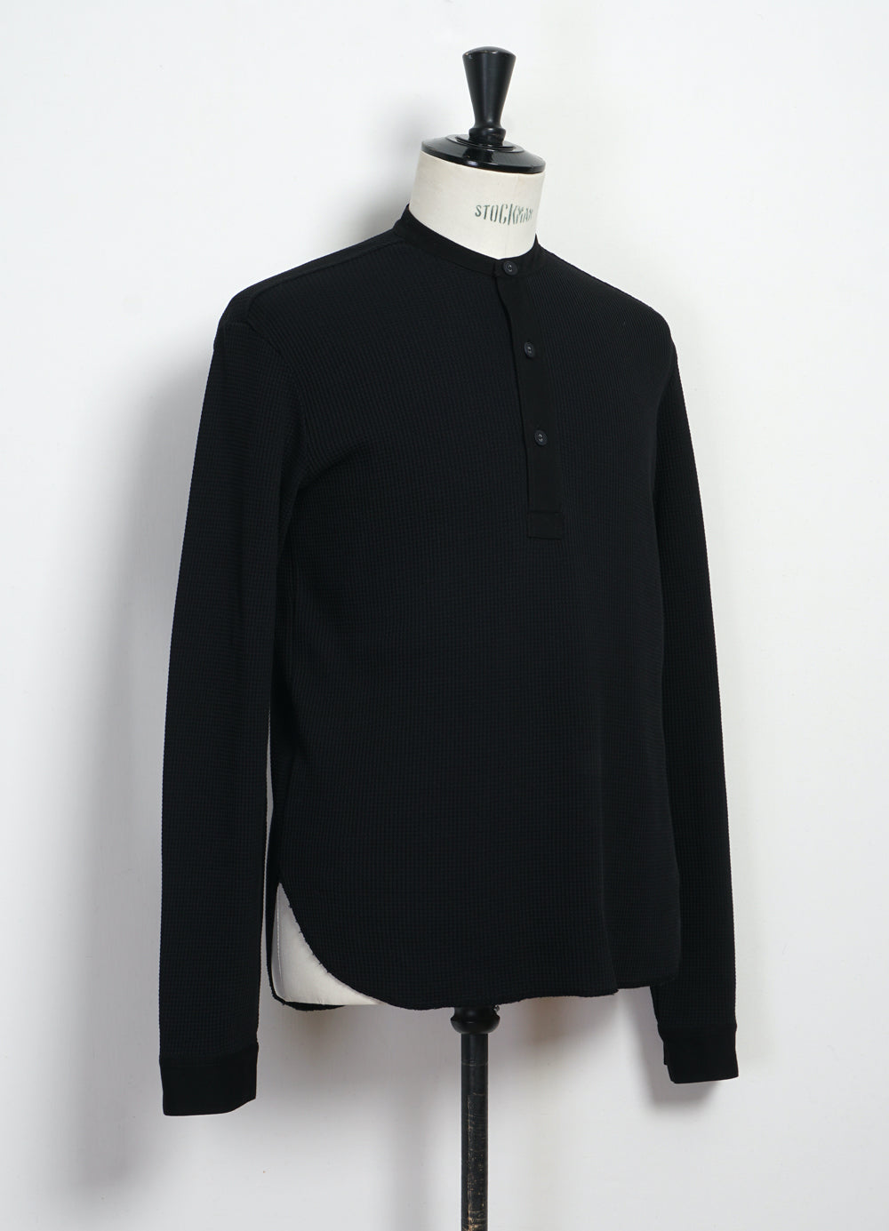 HERMANN 28-114-2 | Long Sleeve Henley | Black