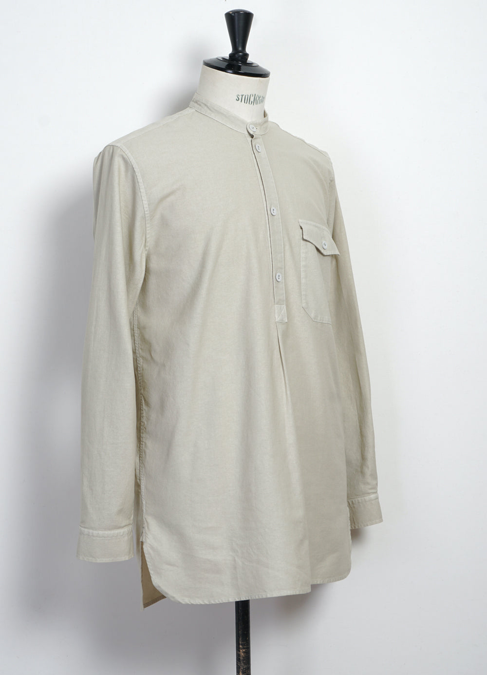 LEVI 28-12-1 | Long Loose Fit Pull On Shirt | Ecru