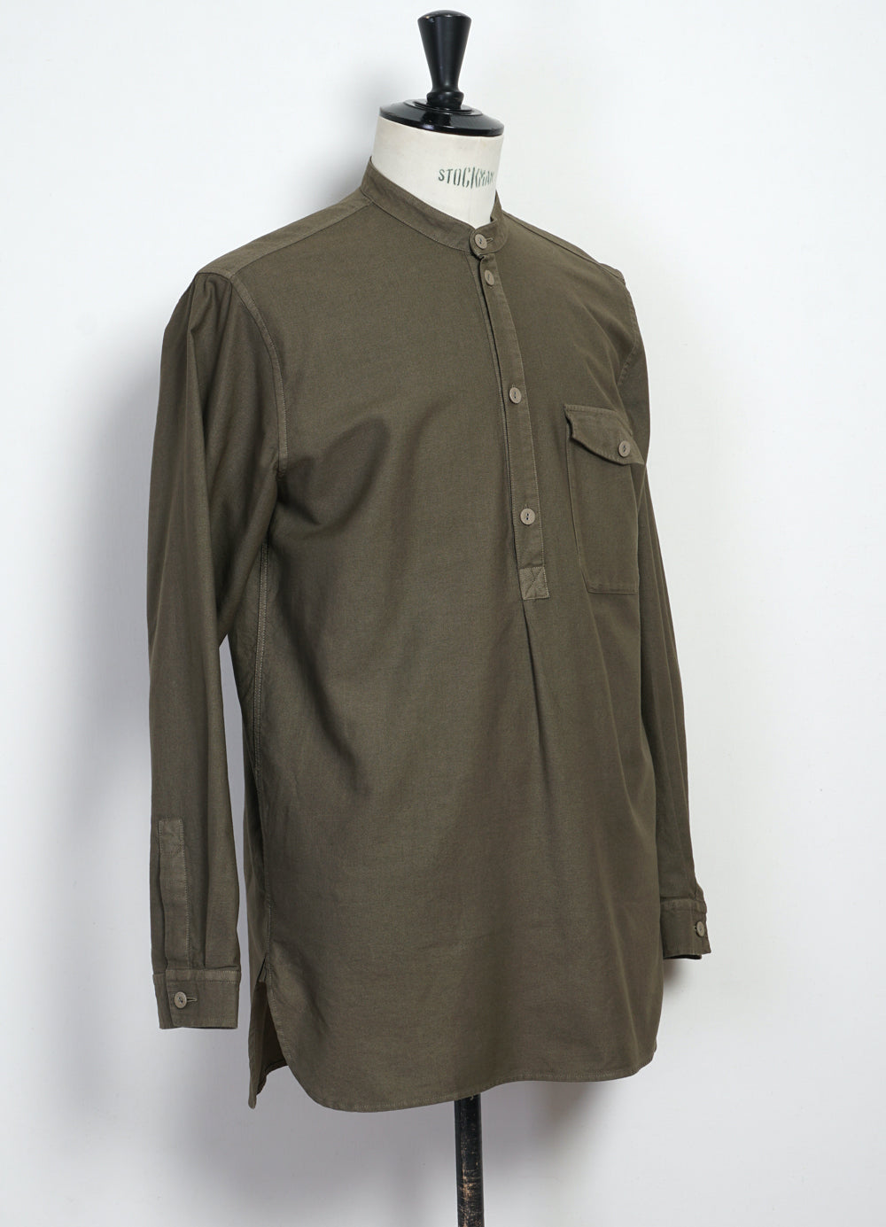 LEVI 28-12-6 | Long Loose Fit Pull On Shirt | Sage