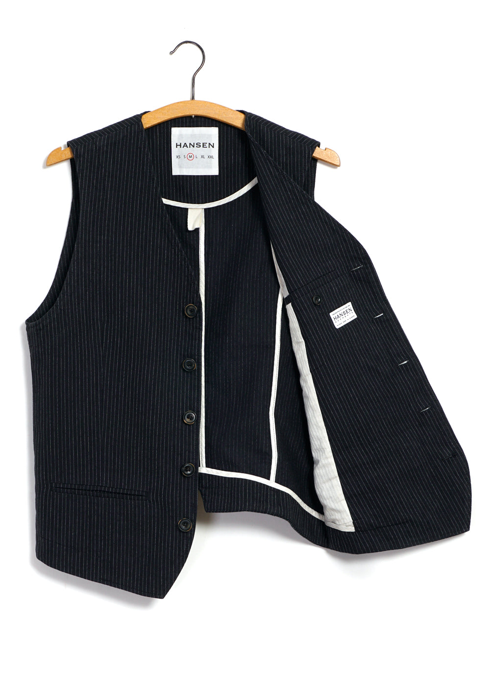 DANIEL 28-32-2 | Classic Waistcoat | Black Pin