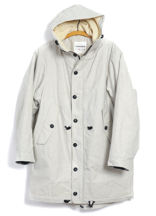 RASMUS 26-68-1 | Waxed Parka With Zipper | Snow