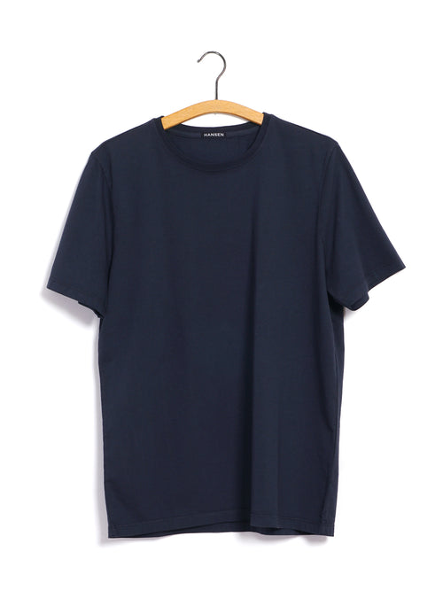 JULIAN 32-110-3 | Crew Neck T-Shirt | Indigo-like