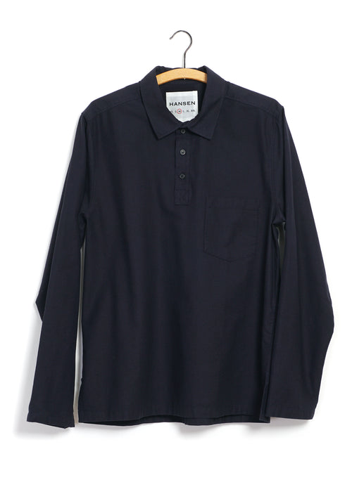 MARCO 29-12-3 | Polo Style Pull-on Shirt | Navy