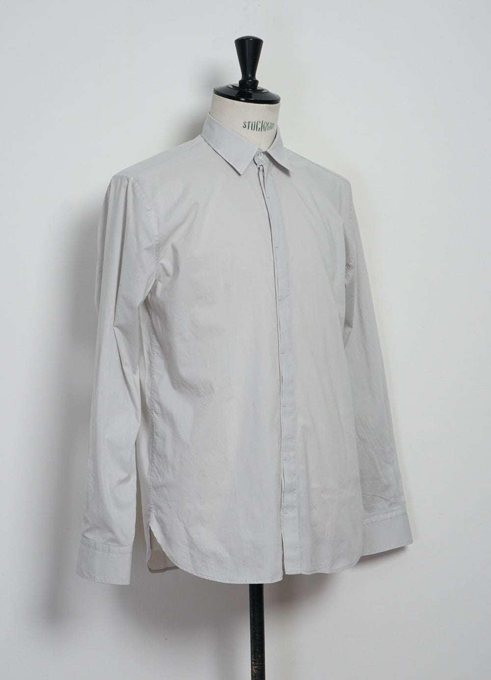 MATTHEUS 29-43-5 | Concealed Placket Shirt | Pale Grey