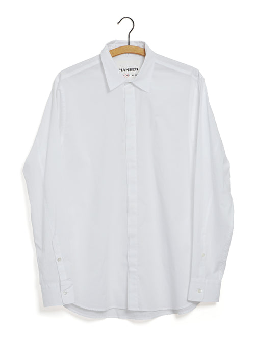 MATTHEUS 29-43-1 | Concealed Placket Shirt | White