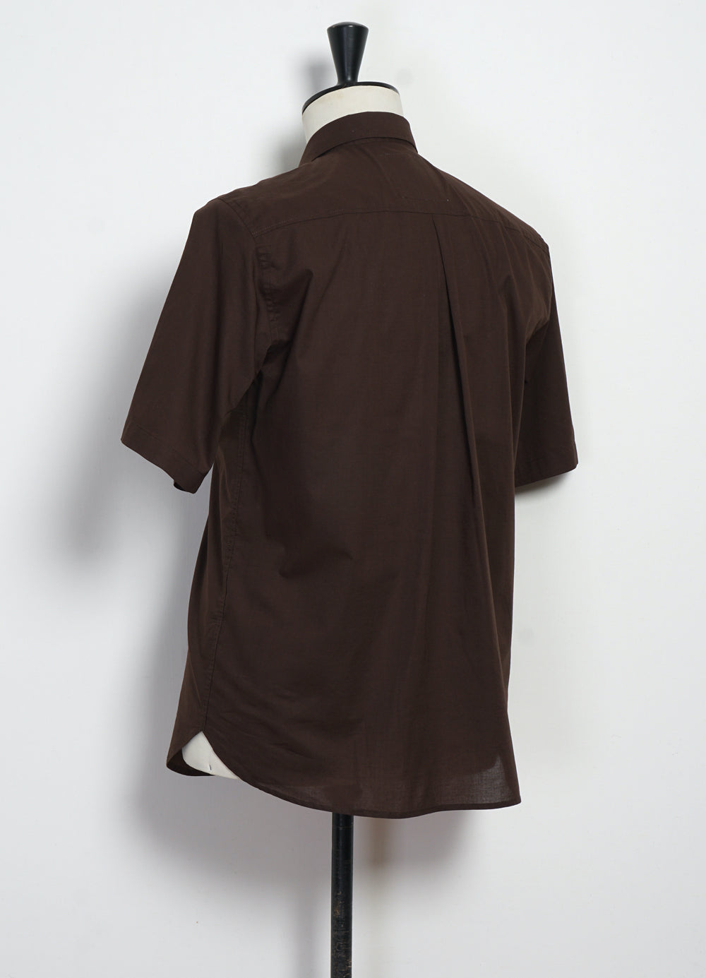 REIDAR 29-47-9 | Loose Fit Short Sleeve Shirt | Chocolate