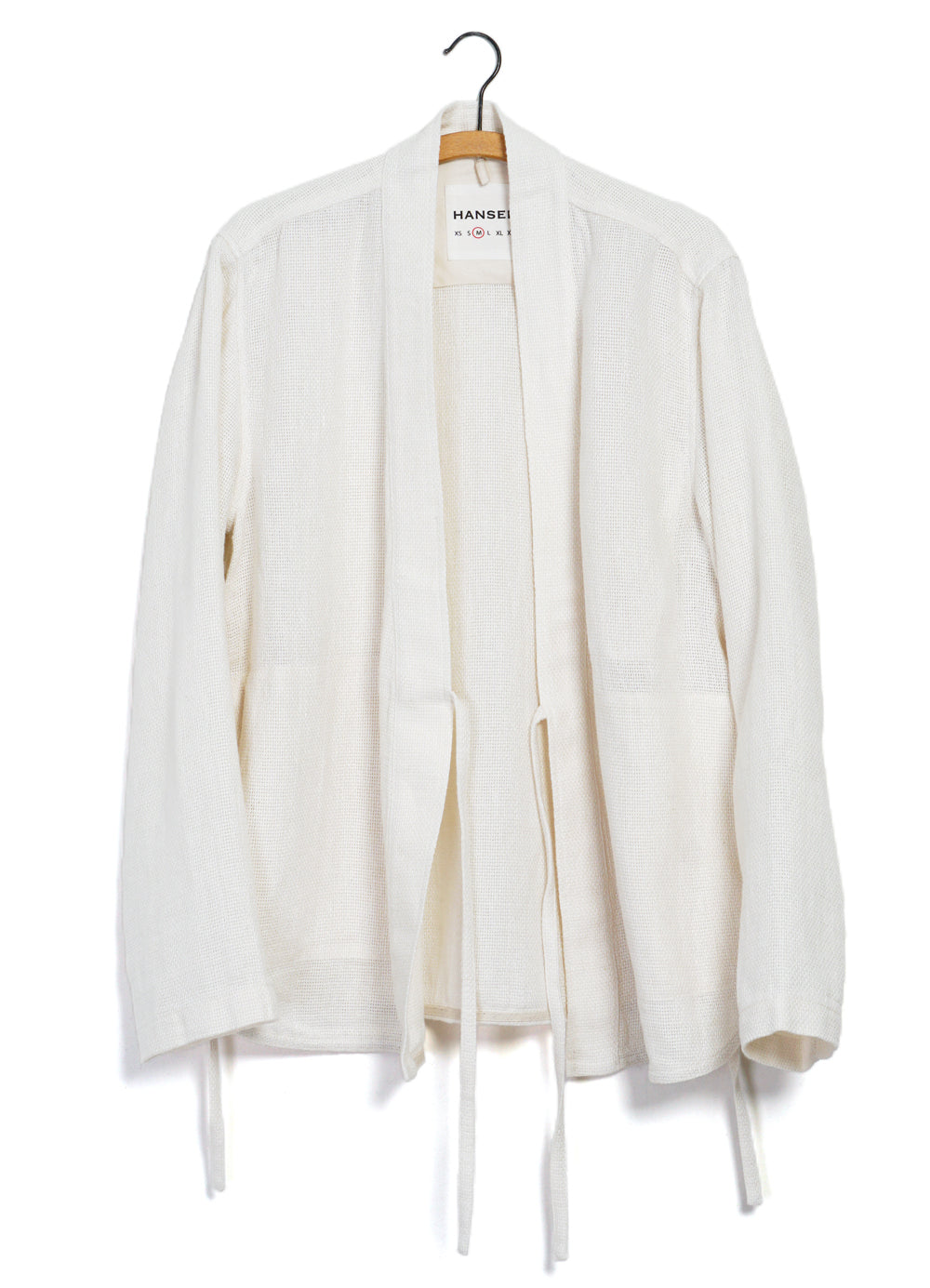 ROMAN 29-58-1 | Loose Cut Eastern Jacket | Off White Gauze