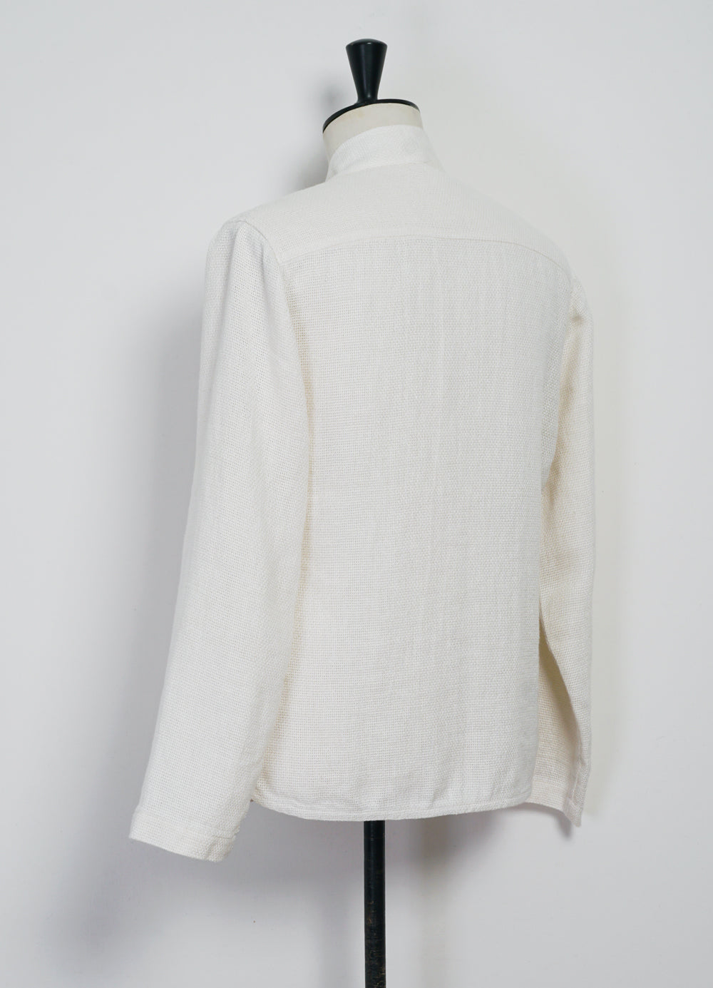 ROMAN 29-58-1 | Loose Cut Eastern Jacket | Off White Gauze