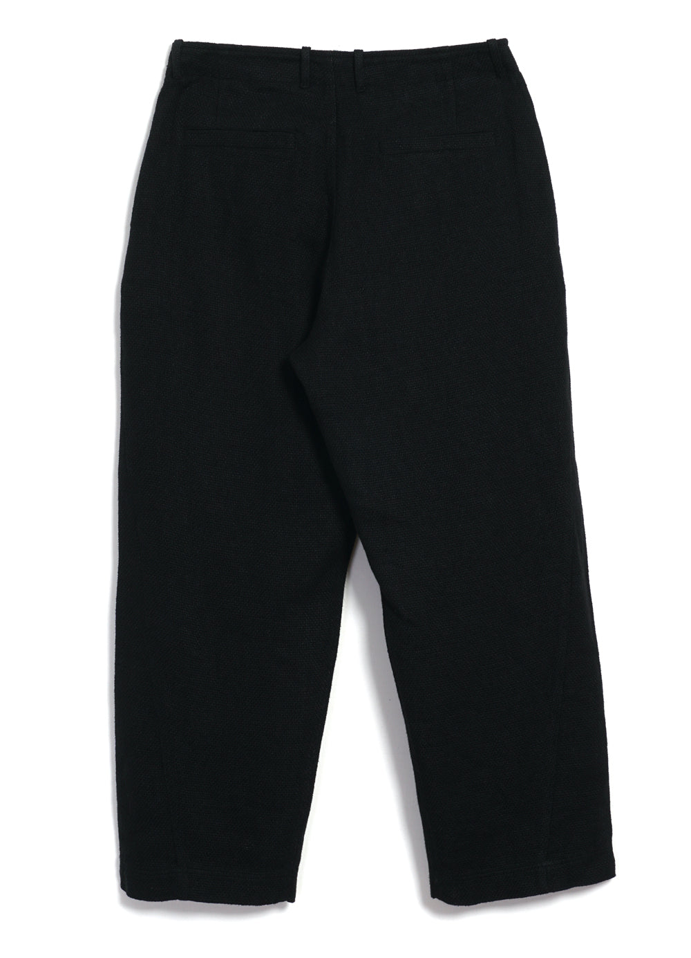 BOBBY 29-58-2 | Wide Pleated Trousers | Black Gauze