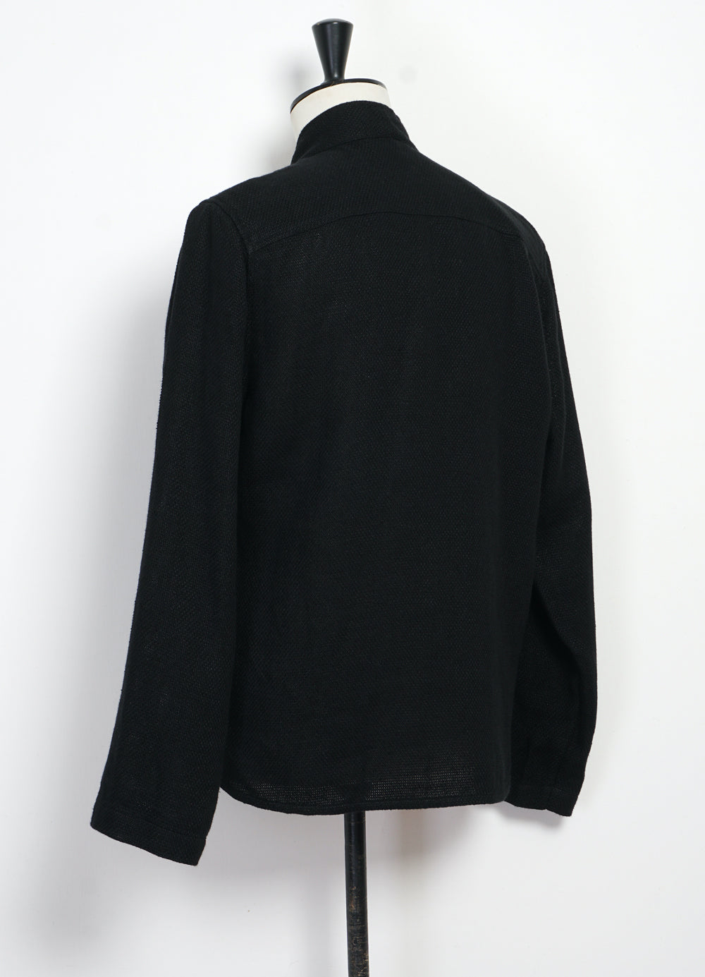 ROMAN 29-58-2 | Loose Cut Eastern Jacket | Black Gauze