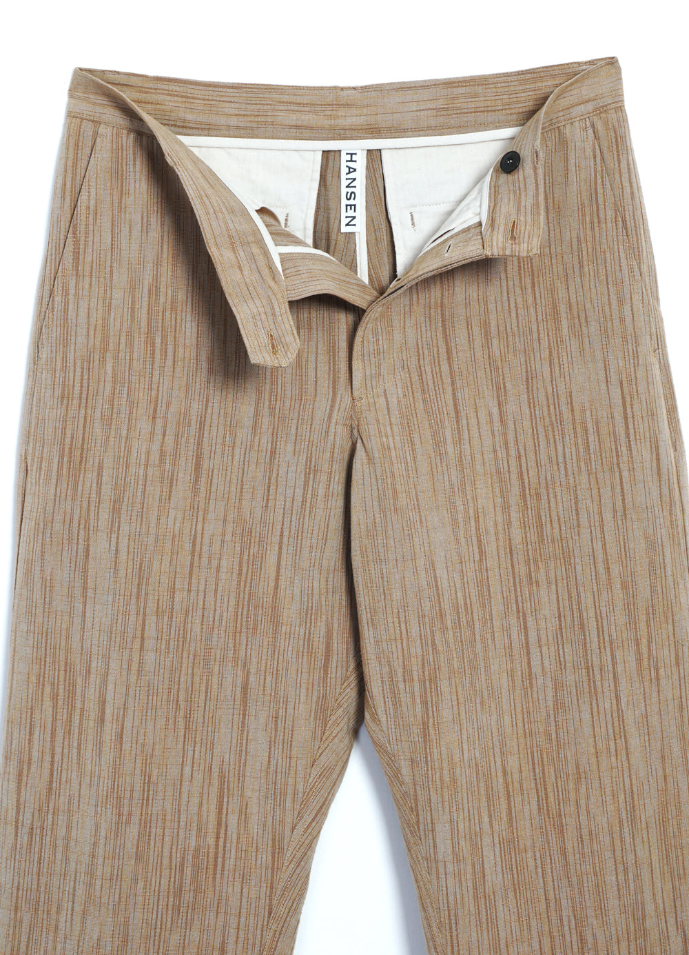 KEN 29-61-9 | Loose Cut Trousers | Sepia