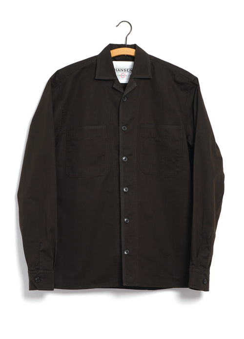 STEFFEN 29-77-9 | Shirt Jacket With Decorative Stitching | Coffee Drill