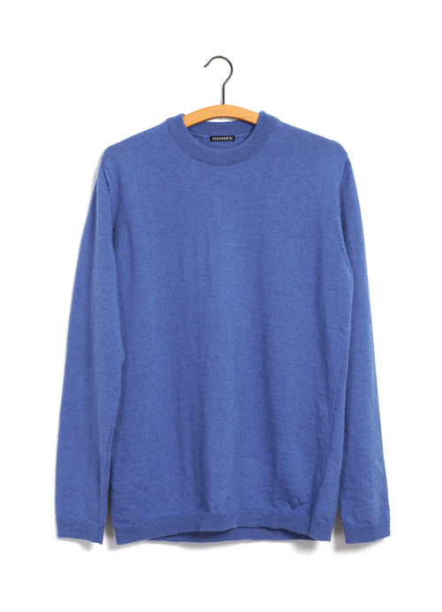 ESKE 30-04-3 | Knitted Crew Neck Sweater | Ice Blue