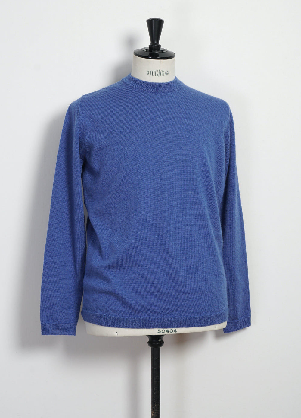 ESKE 30-04-3 | Knitted Crew Neck Sweater | Ice Blue